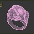 Unique Dog Head Design Metal Ring Fashion Jewelry Accessory For Women