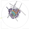 Aerial Planning of Modern Residential Community with Central Green Spaces and Surrounding Road Network
