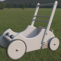 Electric Toy Kids Push Cart for Outdoor Play on Grass and Garden