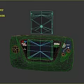 Modern game console home game console Nintendo game console vintage game console 3d model