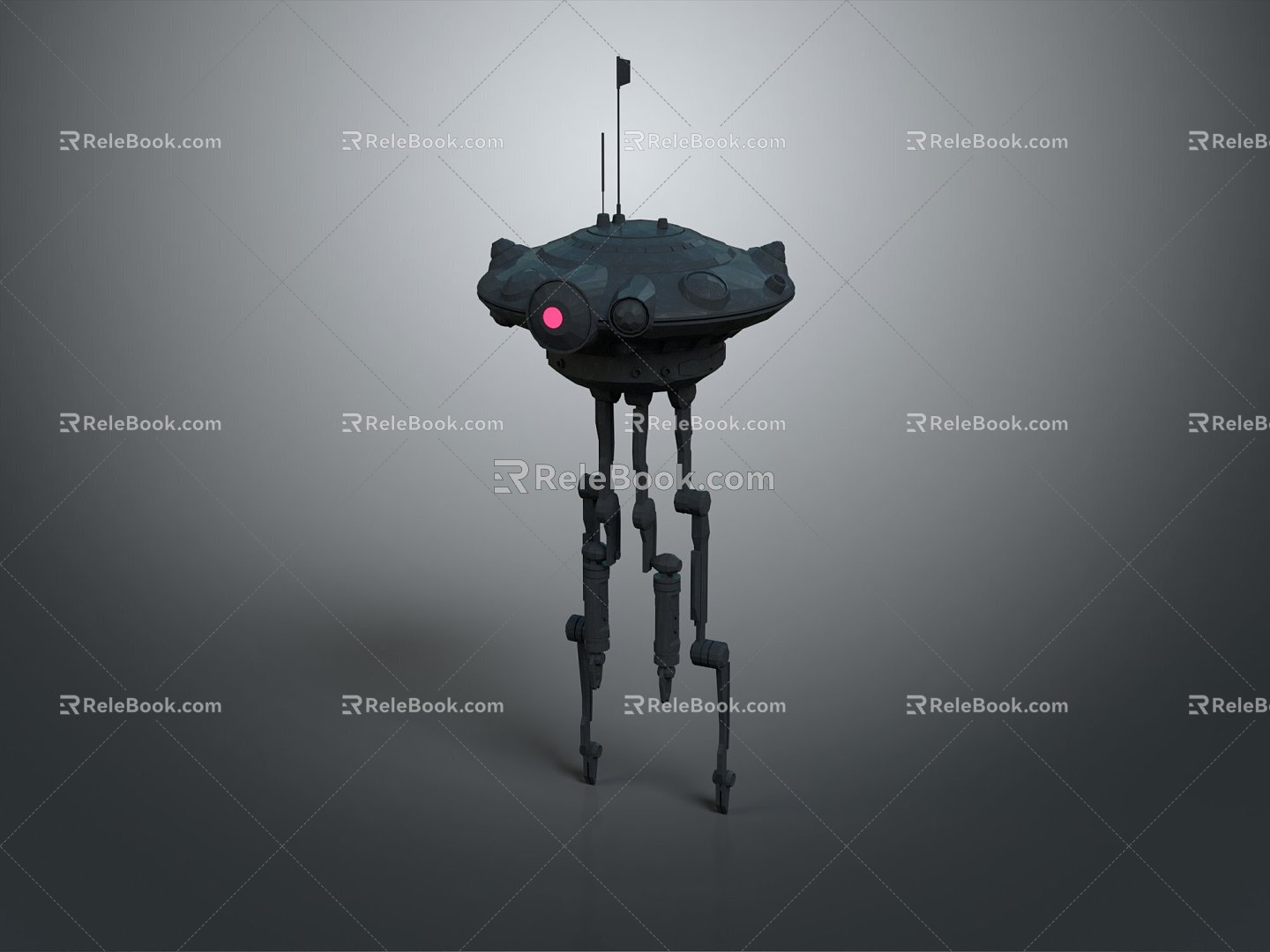 Robot Robot Assistant Small Robot Robot Butler 3d model