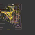 Spacious Shopping Mall Lobby Interior With Ornate Ceiling Marble Flooring And Shoppers Walking