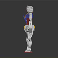 Stylish White Blue Red Yellow Gundam Model 102 Detailed Collectible Figure