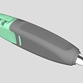 Office Supplies Correction Tape Pen 3d model