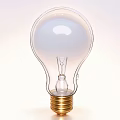 Modern Candle Lamp With Transparent Glass Shade And Golden Base Design