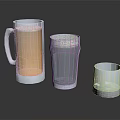 Assorted Beer Glasses With Golden Dark Brown Orange Drinks and Foam on Reflective Dark Surface