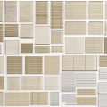 Various Window Blinds With Different Designs And Neutral Colors For Home Decor 3d model