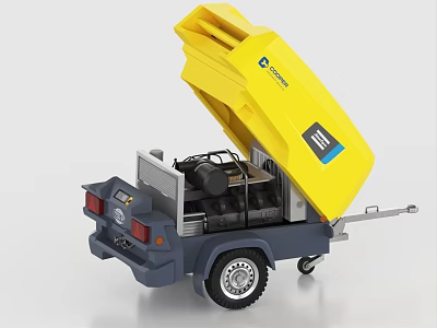 Air Compressor Air Pump Compressor Vacuum Pump Auto Repair Industrial Equipment 3d model