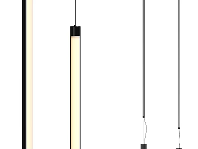 Modern Minimalist Floor Lamp With Adjustable Height And Metal Design For Living Room 3d model