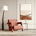 Modern single sofa 3d model