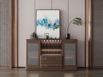 New Chinese Sideboard 3d model