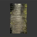 Modern Pavement Path Trail Board Pavement 3d model
