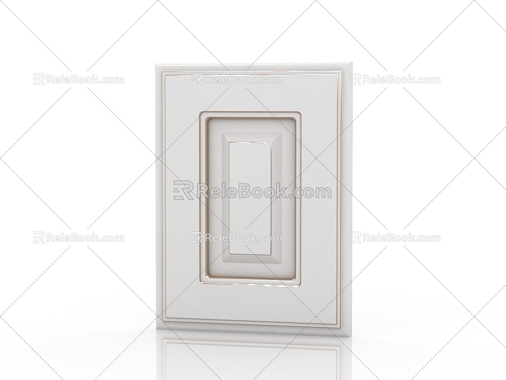 Jane ou cabinet door panel 3d model