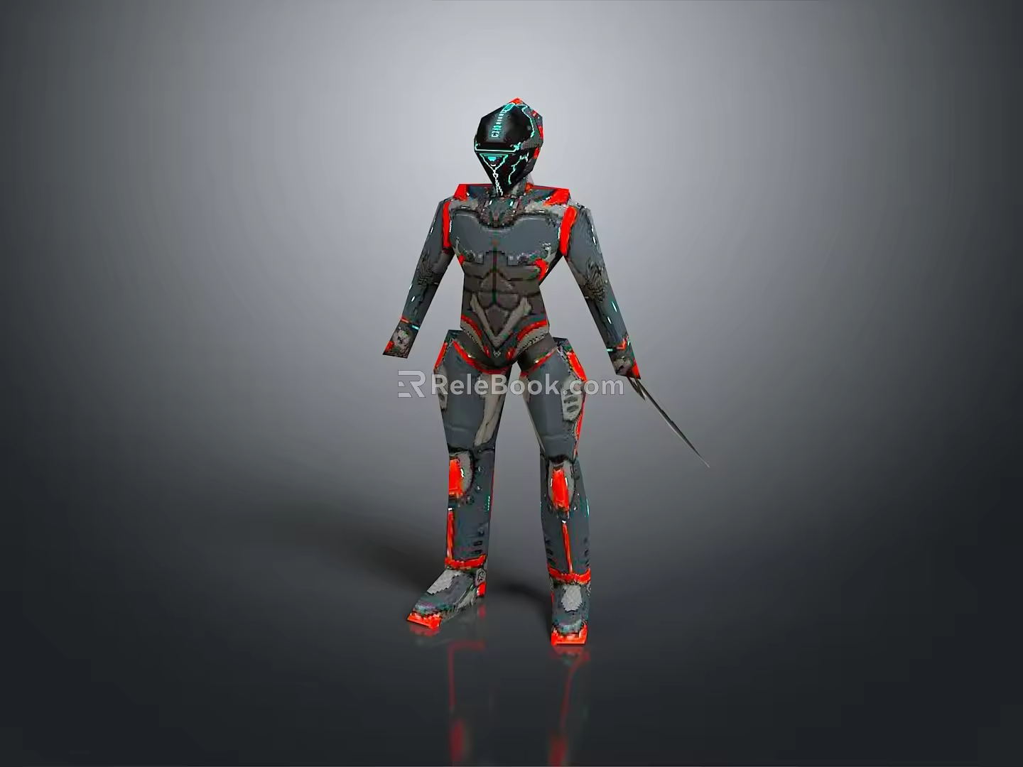 Mech Warrior Mech Soldier Machine Battlearm Mechanical Battlearm Machine Fighter Robot 3d model