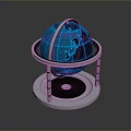 Globe Antique Globe Old Globe Retro Globe Game Item Game Props Game Equipment 3d model
