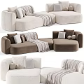 Multi Seater Sofa With Various Color Options Modern Design Cozy Pillows And Soft Blankets
