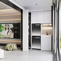 Elegant Modern Home Balcony Space With Luxury Seating Green Plants And Stylish Lighting