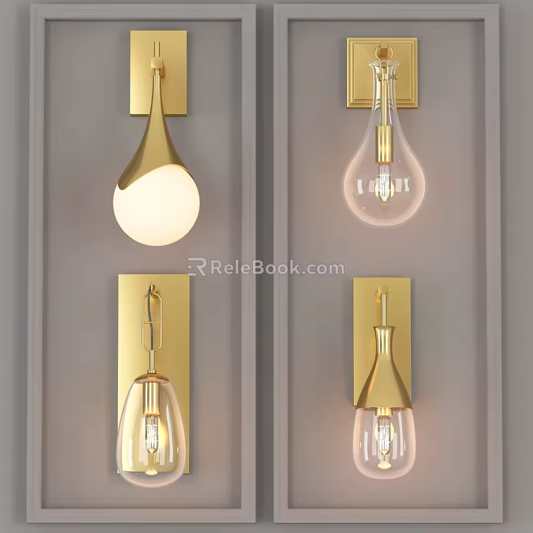 With lamp 3d model