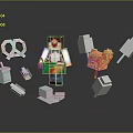 Toy Pixel Figure Toy Next Generation Item 3 Print 3d model