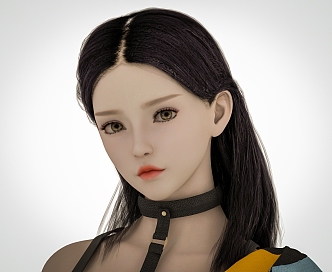 Girl Yan Value 3d model