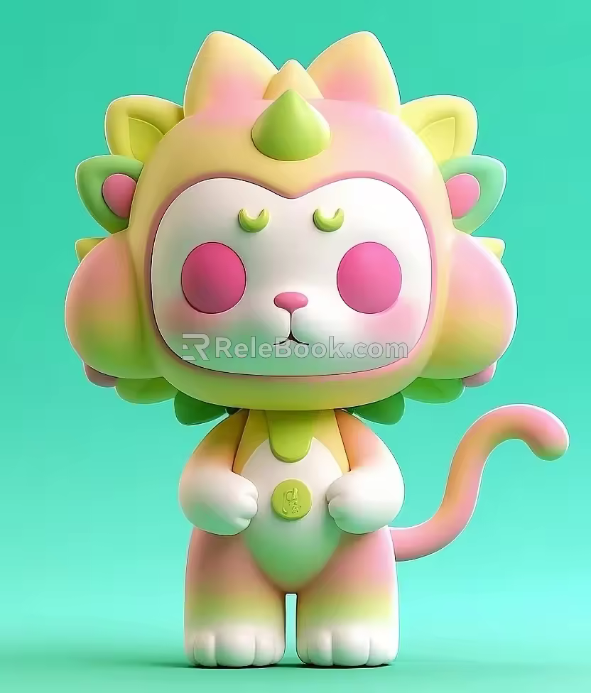 Ornaments IP figures Monkey King 3d model