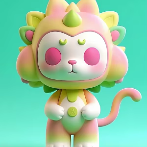 Ornaments IP figures Monkey King 3d model