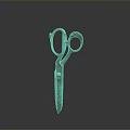 Vintage Metal Scissors With Classic Loop Handles And Screw Fastening For Crafting And Cutting Tasks