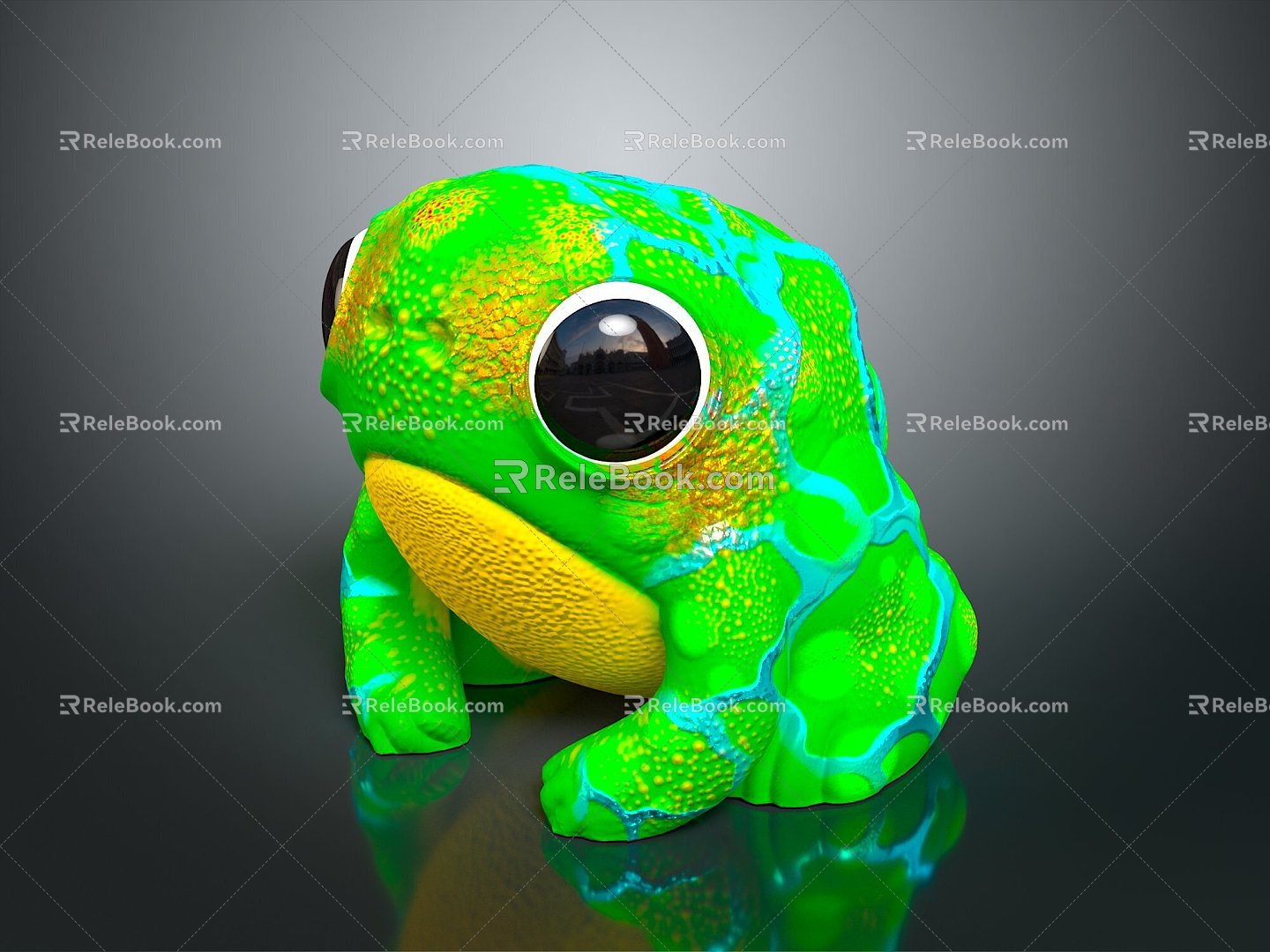 Frog Frog Frog Poison Frog Game Frog Reptile Cold Blooded Animal Reptile Reptile 3d model