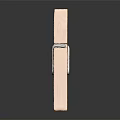 Durable Wooden Clothespin with Metal Spring for Essential Household Drying Use