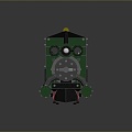 vintage train steam train train carriage locomotive head steam car carriage train modern vehicle 3d model