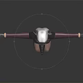 Elf Character With Gas Mask Purple Top Black Pants And Brown Boots Arms Outstretched