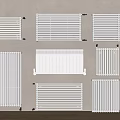 Modern radiator combination 3d model