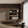bookcase open cabinet custom cabinet 3d model