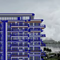Local perspective of the fourth generation residence 3d model