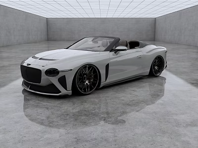 Bentley Mulliner Super Luxury Car Convertible 3d model