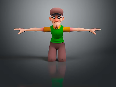 Old Man Old Man Grandpa Chinese Old Man Asian Old Man Oriental Old Man Old Man Old Man 3d model
