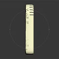 Medical Device Square White Design With Dual Dials for Temperature and Humidity Monitoring