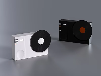 Time record audio wireless audio 3d model Time record audio wireless audio 3d model