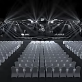 Grand Time Light Ceremony in Chongqing Dadukou with Stage Lighting for Time Cloud Mansion