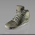 Adidas High Top Sneakers Light Beige Suede Upper With Striped Design And White Sole