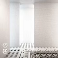 Diverse Tile Designs With Geometric Patterns Different Shapes And Textures For Interior Decor 3d model