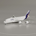 Passenger aircraft Airbus A380 aircraft 3d model