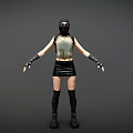 Ariana B2 T-Shape Model Beauty Game Character 3d model