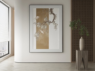 New Chinese Decorative Painting 3d model