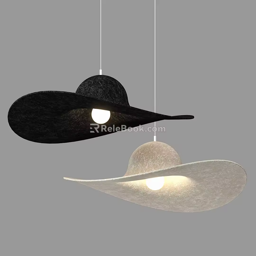 Nordic Simple Chandelier Simple Chandelier Restaurant Chandelier 3d model