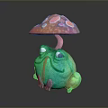 Frog Frog Frog Poison Frog Game Frog Reptile Cold Blooded Animal Reptile Reptile 3d model