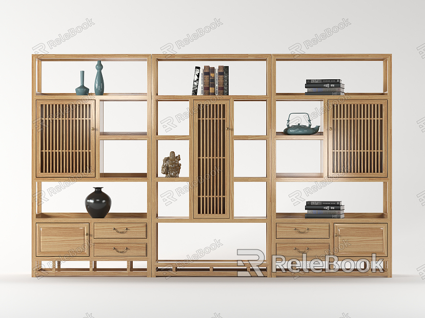 New Chinese Antique Rack model