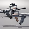 submachine gun 3d model