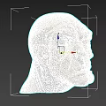 Artistic Two Faced Human Head Sculpture Decorative Ornament Set For Home Decoration