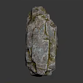 Natural Wooden Stone Material With Gray Pink Color And Mossy Surface Texture